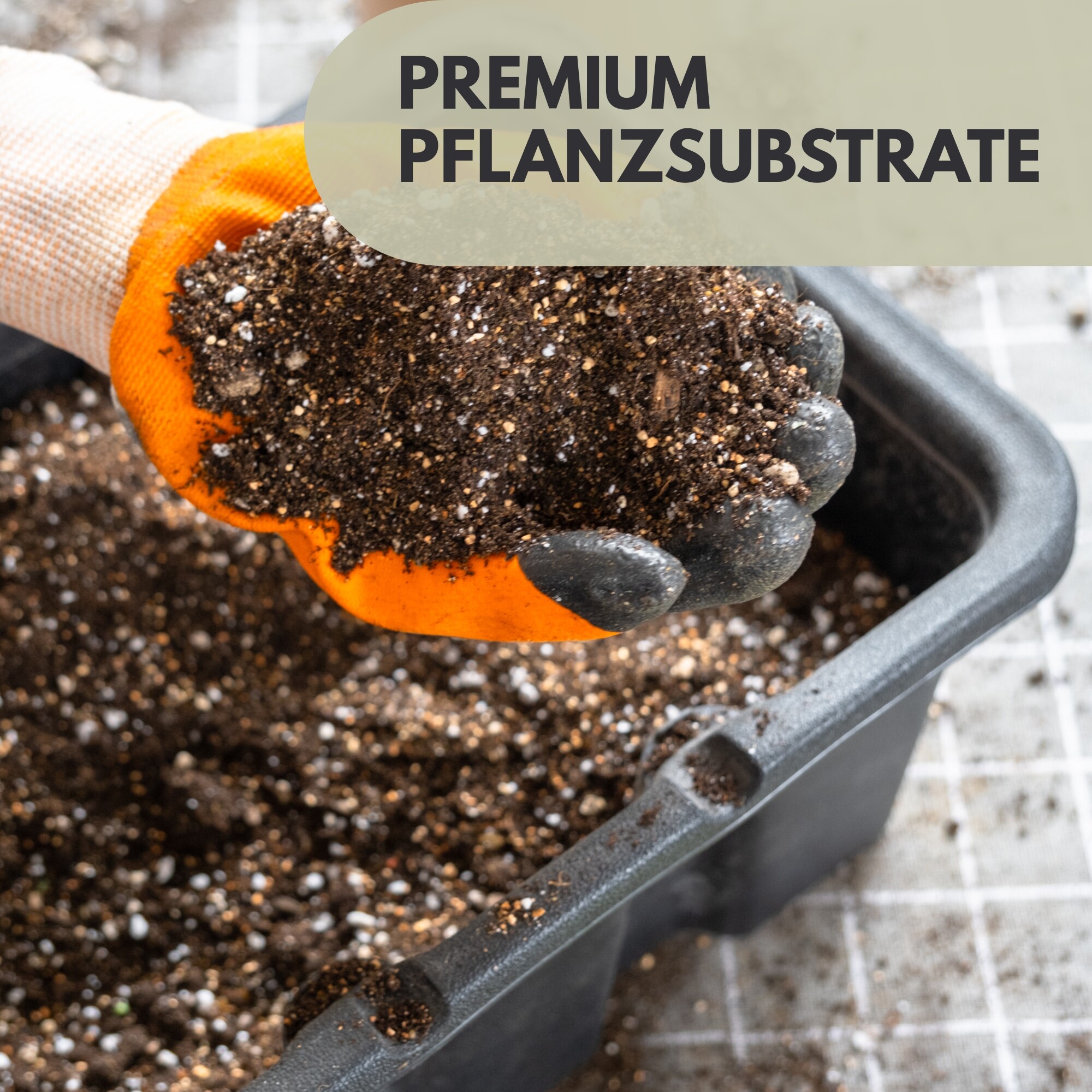 Premium Pflanzsubtrat aus Vermiculite und ANzuchterde